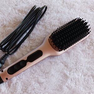 MEGAWISE Hair Straightener Ceramic Anti Scald Dual Voltage Flat Iron Brush. 302